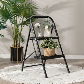 2-Step Ladder with Wide Anti-Slip Pedal