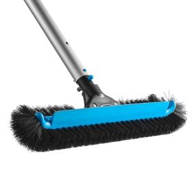 Pool Brush Head, 20 Inch Scrub Brushes with Nylon Bristles and Aluminum Pole Connector