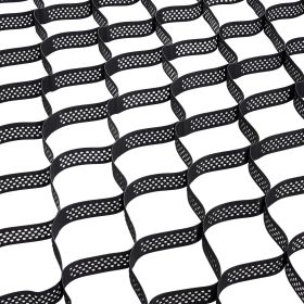 Gravel Grid, 3 Inch Depth, 24.93 x 9.52 FT / 7600 x 2900 mm, 1880 LBS Per Sq ft Grass Ground Retainer, Permeable Geo Grids Driveway Stabilization