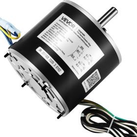 Condenser Fan Motor With Capacitor, 1 5HP 1075 900RPM 208-230V, Replaces 12Y75, 97M49, 1 0 0483-02, 43W49, Compatible With Lennox Interlink Emers (Option: Default)